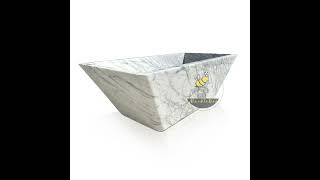 MarbleBathtub CarraraMarble LuxuryBathroom HomeDesign SoakingTub BathroomInspiration ElegantI [upl. by Atled]