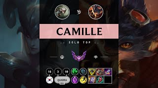 Camille Top vs Rumble  KR Master Patch 1410 [upl. by Litha]