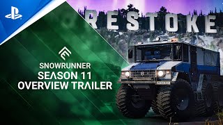 SnowRunner  Season 11 Overview Trailer  PS5 amp PS4 Games [upl. by Hawger35]