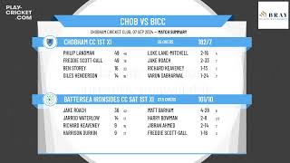 Chobham CC 1st XI v Battersea Ironsides CC Sat 1st XI [upl. by Root611]