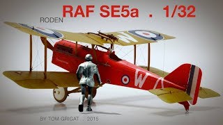 Roden RAF SE5a 132 WWI Biplane [upl. by Nibla]