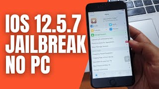 How to Jailbreak iPhone iOS 1257 Without Computer [upl. by Kazim]