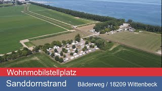 Sanddornstrand Wittenbeck  Wohnmobilstellplatz Ostsee  womoclick [upl. by Ysnap23]