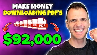 How I Made 92000 Using FREE PDFs As a Total Beginner  Make Money Online [upl. by Adnim67]