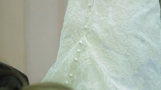 The Supplies Used to Bustle a Wedding Gown  The Wedding Dress [upl. by Anna-Diana]