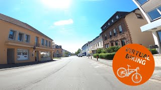 Virtual Biking Bike Ride Through Speicher Germany Part 1 [upl. by Wieren410]