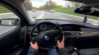 2006 BMW 5 Series E61 530d 231 Hp POV Test Drive DRIVEWAVE1 [upl. by Kline]