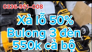 💥💥💥 sale đột suất bulong 3 đèn 550k pin 15cell 230k pin 20cell 270k [upl. by Alviani]