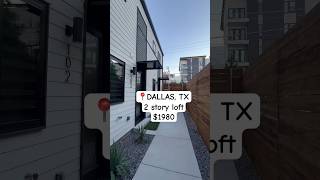 1980 BRAND NEW 2 story loft in Dallas Texas Luxury townhome apartment in Dallas city [upl. by Noma893]