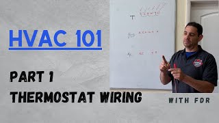 Thermostat wiring How air conditioning works [upl. by Prisilla]