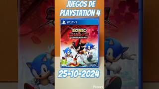 juegos de PlayStation 4 Sonic x Shadows generations 25102024 [upl. by Ahsaetan973]