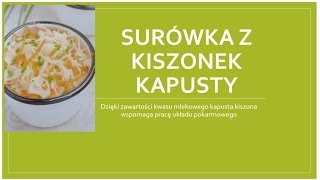 SURÓWKA Z KISZONEJ KAPUSTY [upl. by Meisel924]