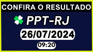 RESULTADO JB  PPTRJ e LOOKGO 0920  26072024 [upl. by Nerehs]