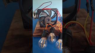 Free Electricity 15000W Generator with Speaker and DC Colling Fan 220V Electronic Project [upl. by Notyarb]