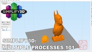 Simplify3D  Using Multiple Processes 101 [upl. by Elletsirk730]