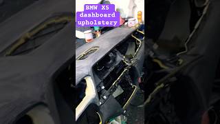 BMW X5 dashboard upholstery with green leather trending shortsvideo [upl. by Ppik]