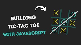 Build A Simple TicTacToe Game  HTML amp CSS amp Javascript [upl. by Nahtanoy]