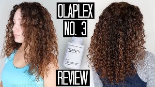 Trying Olaplex No 3 on Damaged Curly Hair  Does it Really Work [upl. by Oza]