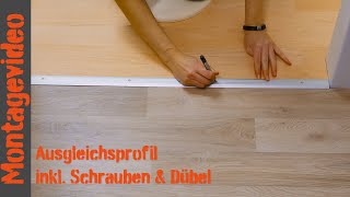 Montageanleitung Dalsys Ausgleichsprofil – DIY [upl. by Seline]