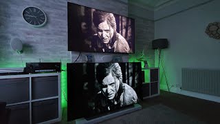 LG CX OLED vs 8K QLED gaming testThe Last Of Us Part 2PS4 Pro [upl. by Iroj]