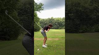 Shallowest golf swing of all time golf shorts [upl. by Cartwell233]