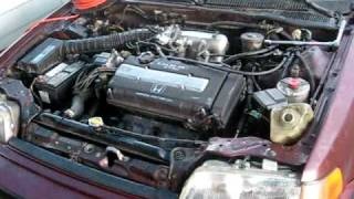 1991 Civic EX 4dr b16 1st start up [upl. by Lalage645]