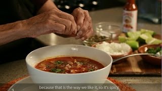 Menudo recipe Abuelas Kitchen cooks with Rumba Meats [upl. by Aizat]