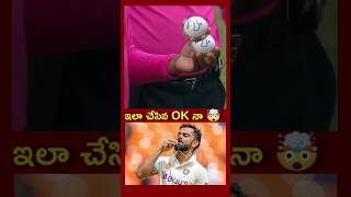 🤯 A fan Sign His autograph In Cricket Ball in Live  Cricket  telugu facts [upl. by Eycal]