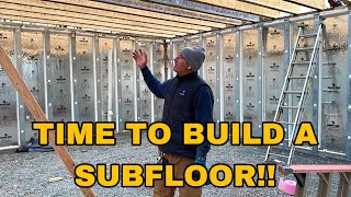 How I Layout and Install onCENTER BLI IJoists on a Superior Wall Foundation [upl. by Nylevol]