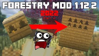 Minecraft Forestry Mod Part 4  Bee Tree amp Butterfly Breeding 1122  1201 [upl. by Leugim649]