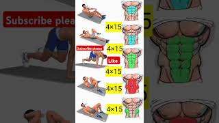 Best exercises for abs six pack  100🔥 work shortsfeed shorts viralshort [upl. by Pournaras202]