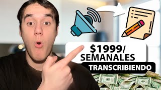 1999SEMANALES por TRANSCRIBIR audios EN español Esto es lo que hago [upl. by Hugibert522]