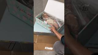 Realistic Reborn Doll Box Opening  silicone baby doll box openingshorts Short [upl. by Orlene754]