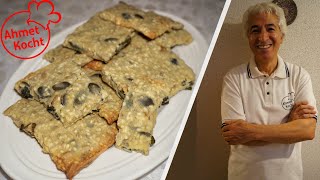 Knäckebrot  Ahmet Kocht  schwedisch backen  Folge 422 [upl. by Amitak]