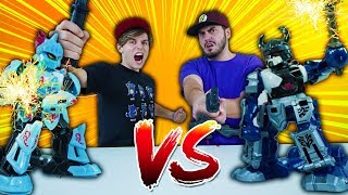 OLHA A TRETA BATALHA DE YOUTUBERS COM ROBÔS  ☆ GATO GALACTICO VS AREA SECRETA ☆ [upl. by Ailahtan]