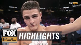 Vito Mielnicki Jr rebounds from loss in KO victory over Noah Kidd  HIGHLIGHTS  PBC ON FOX [upl. by Eira]