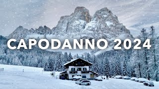 CAPODANNO 2024 ai piedi del PELMO  Invernale del Rifugio Venezia  Rifugio Aquileia  Dolomiti 4K [upl. by Elcarim]