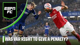 The rules are ridiculous Panel get HEATED 🔥 over William Saliba handball vs Chelsea  ESPN FC [upl. by Hermione]