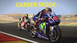 MotoGP 17  Career 52  MotoGP  Race 1418  ARAGON  Fight with Vinales [upl. by Yasu]