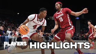 Alabama vs Rutgers 2024 Players Era Festival mens basketball highlights [upl. by Aihsekram700]