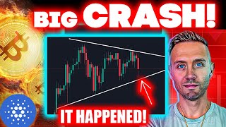 CRYPTO MELTDOWN Bitcoin CRASHES Cardano In Downward SPIRAL [upl. by Ahsele718]