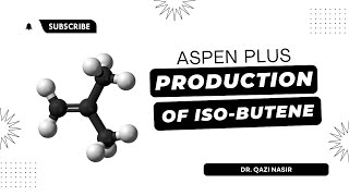 IsoButene Production from Isobutane Dehydrogenation  Aspen Plus Simulation [upl. by Aikin]