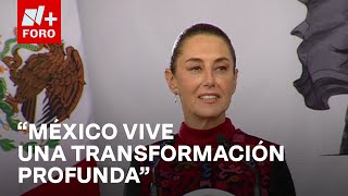 Sheinbaum destaca la transformación de México en el desfile cívico militar  Las Noticias [upl. by Ole17]