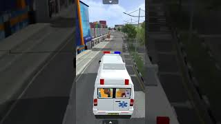 Bus Simulator Indonesia me ambulance Modebussimulatorindonesia [upl. by Tlevesoor]