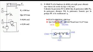 Exercice en hydraulique industrielle [upl. by Stricklan]
