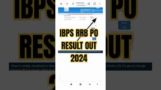 IBPS RRB PO Result 2024 kaise check kare  How to check RRB PO Result  ibps ibpsrrb adda247 [upl. by Faith]