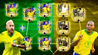 New Brazil X Old Brazil  Best Special Squad Builder FIFA mobile 23 [upl. by Schuh584]