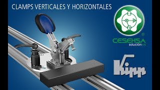 Clamps verticales y horizontales con bloqueo de seguridad [upl. by Orecic987]