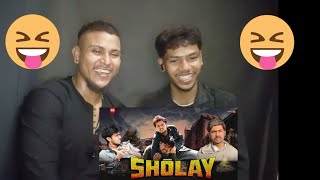 SHOLAY2 BY Round 2 HELL Reaction Video Jain Safi najimround2hell 😂😁😆 [upl. by Anert]