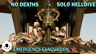 Emergency Evacuation Automatons  No Deaths Solo Helldive All Objectives  Helldivers 2 [upl. by Eniliuqcaj445]